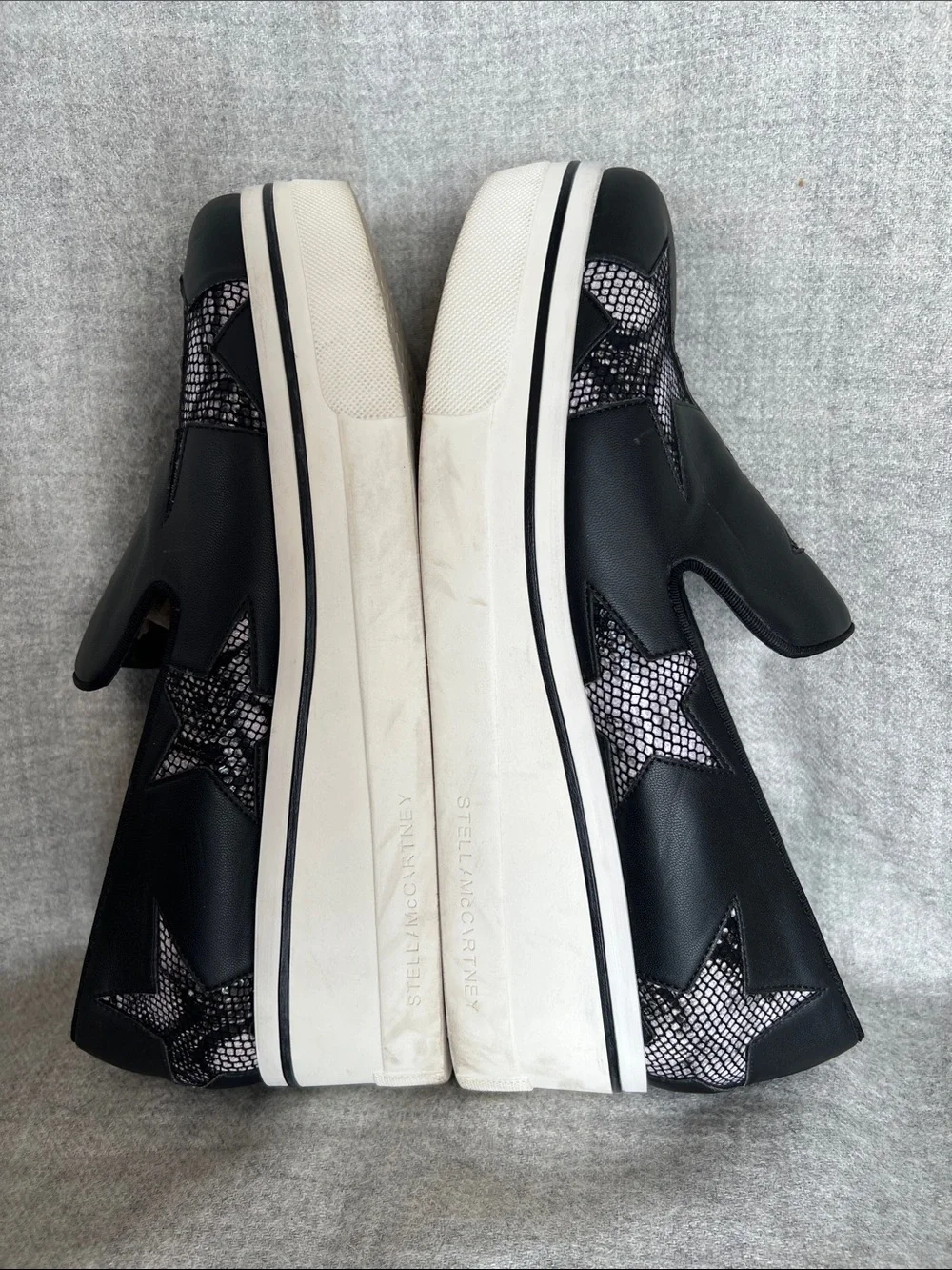 Stella McCartney Binx Star Platform Slip-On Sneaker Size 41